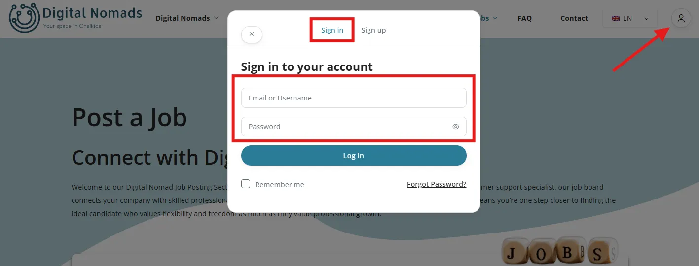 Login Options